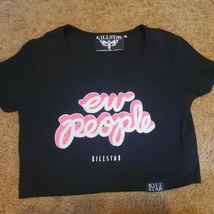 Kill star crop top